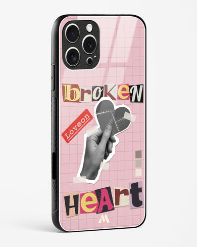 Love On Broken Heart Glass Case Phone Cover (Apple)