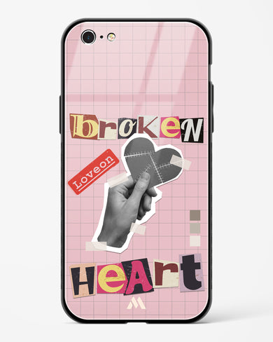 Love On Broken Heart Glass Case Phone Cover (Apple)