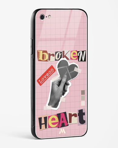 Love On Broken Heart Glass Case Phone Cover (Apple)