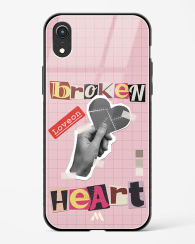 Love On Broken Heart Glass Case Phone Cover (Apple)