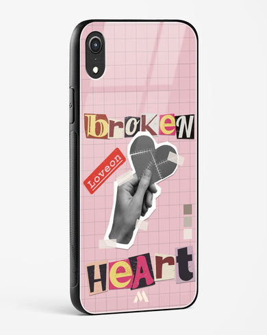 Love On Broken Heart Glass Case Phone Cover (Apple)