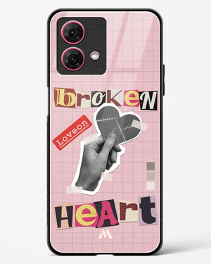 Love On Broken Heart Glass Case Phone Cover (Motorola)
