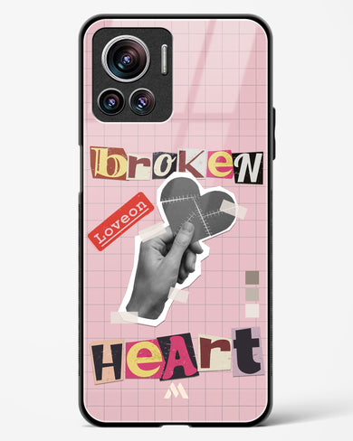 Love On Broken Heart Glass Case Phone Cover (Motorola)