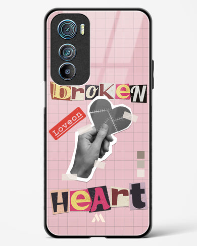 Love On Broken Heart Glass Case Phone Cover (Motorola)