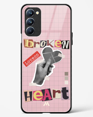 Love On Broken Heart Glass Case Phone Cover (Oppo)