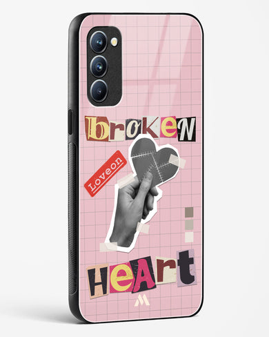 Love On Broken Heart Glass Case Phone Cover (Oppo)