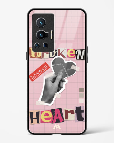 Love On Broken Heart Glass Case Phone Cover (Vivo)