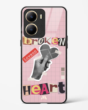 Love On Broken Heart Glass Case Phone Cover-(Vivo)
