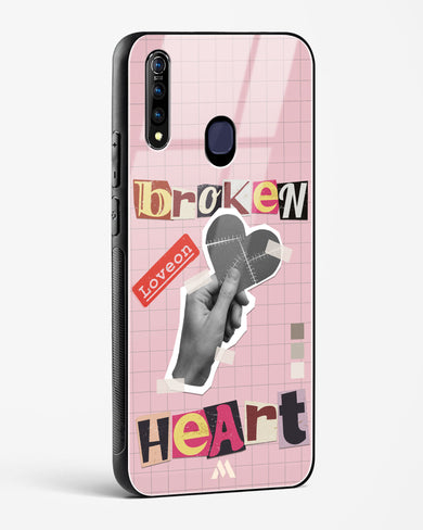 Love On Broken Heart Glass Case Phone Cover (Vivo)