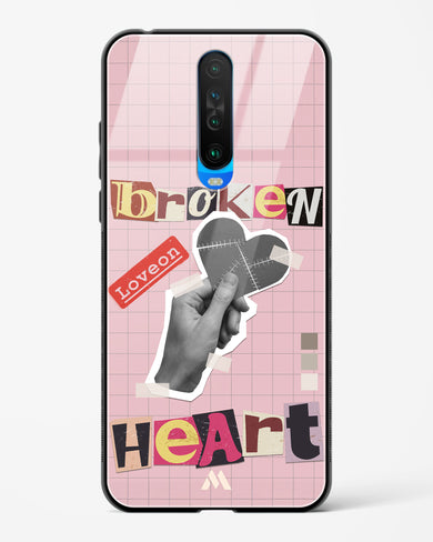 Love On Broken Heart Glass Case Phone Cover (Xiaomi)
