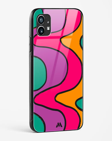 Play Dough Waves Glass Case Phone Cover-(Nothing)
