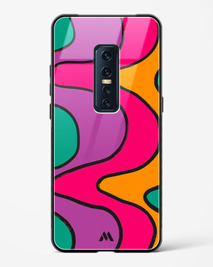Play Dough Waves Glass Case Phone Cover-(Vivo)