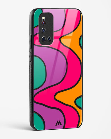 Play Dough Waves Glass Case Phone Cover (Vivo)