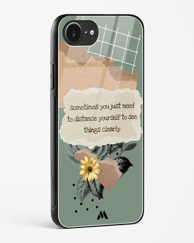 Distance Yourself Glass Case Phone Cover (Apple)