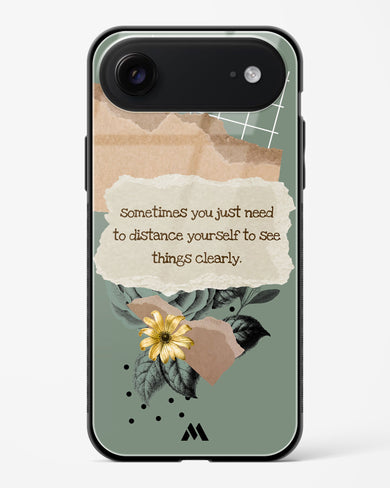 Distance Yourself Glass Case Phone Cover (Apple)
