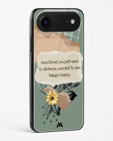 Distance Yourself Glass Case Phone Cover (Apple)