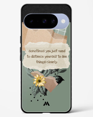 Distance Yourself Glass Case Phone Cover (Google)