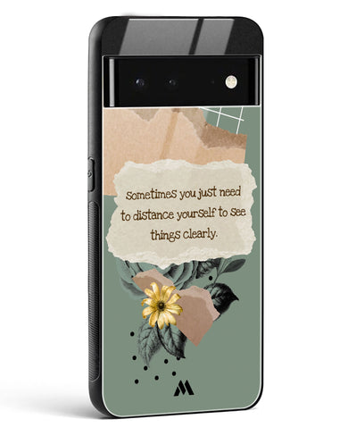 Distance Yourself Glass Case Phone Cover (Google)