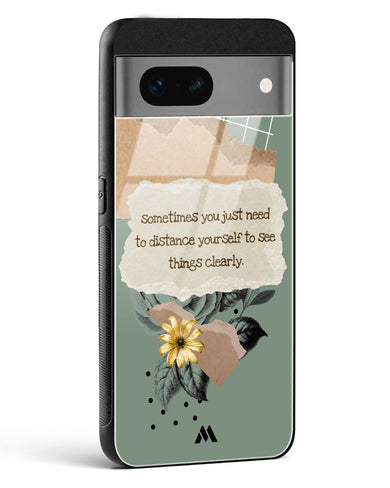 Distance Yourself Glass Case Phone Cover-(Google)