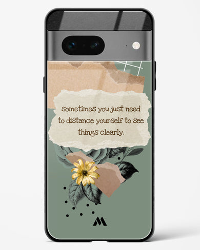 Distance Yourself Glass Case Phone Cover (Google)