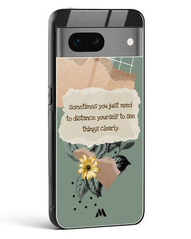 Distance Yourself Glass Case Phone Cover (Google)