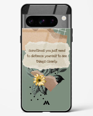 Distance Yourself Glass Case Phone Cover (Google)