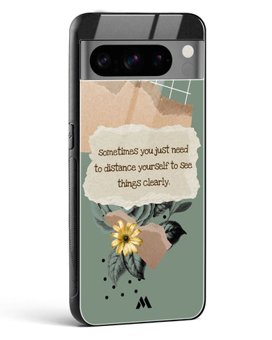 Distance Yourself Glass Case Phone Cover-(Google)