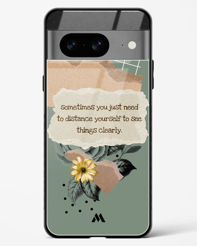 Distance Yourself Glass Case Phone Cover-(Google)