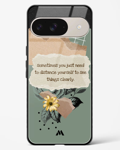 Distance Yourself Glass Case Phone Cover (Google)