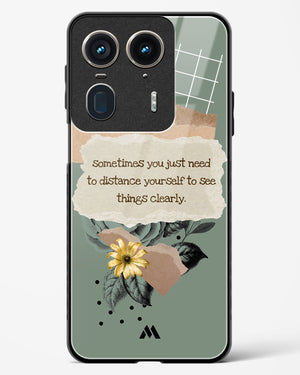 Distance Yourself Glass Case Phone Cover (Motorola)