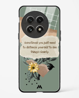 Distance Yourself Glass Case Phone Cover (OnePlus)