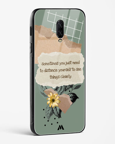 Distance Yourself Glass Case Phone Cover (OnePlus)