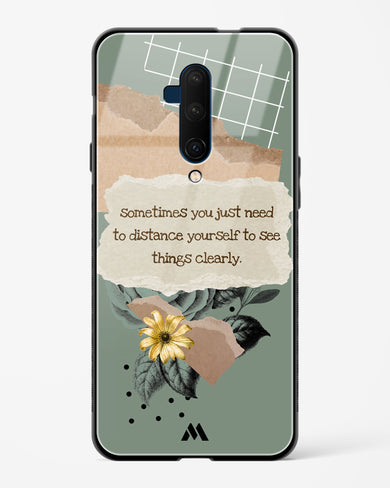 Distance Yourself Glass Case Phone Cover (OnePlus)