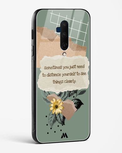 Distance Yourself Glass Case Phone Cover (OnePlus)