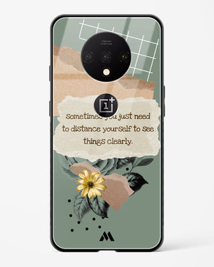 Distance Yourself Glass Case Phone Cover (OnePlus)