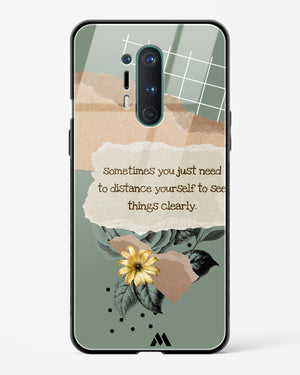 Distance Yourself Glass Case Phone Cover (OnePlus)