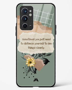 Distance Yourself Glass Case Phone Cover (OnePlus)