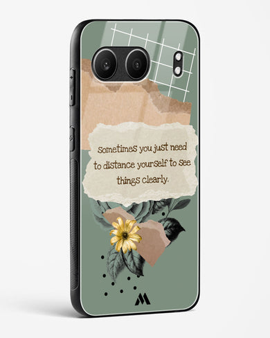 Distance Yourself Glass Case Phone Cover (OnePlus)