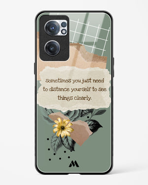 Distance Yourself Glass Case Phone Cover (OnePlus)