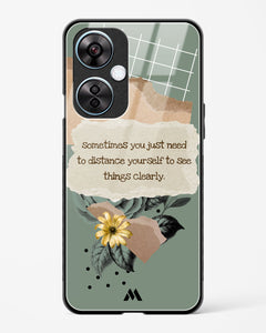 Distance Yourself Glass Case Phone Cover (OnePlus)