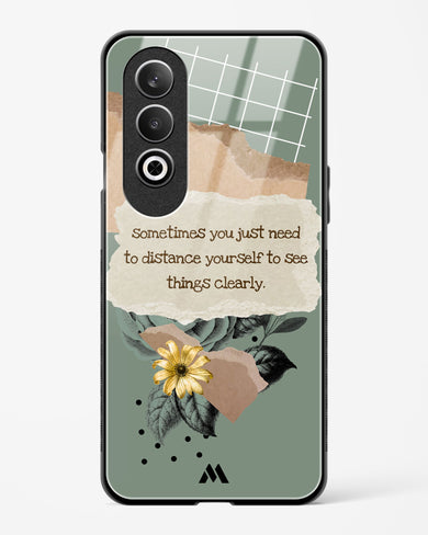 Distance Yourself Glass Case Phone Cover (OnePlus)