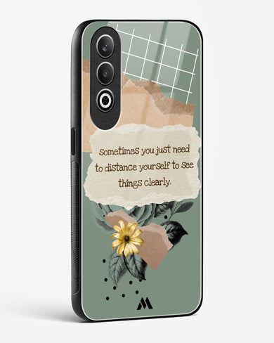 Distance Yourself Glass Case Phone Cover (OnePlus)