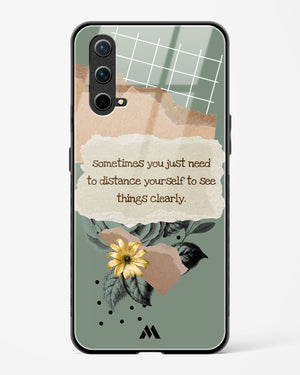 Distance Yourself Glass Case Phone Cover-(OnePlus)