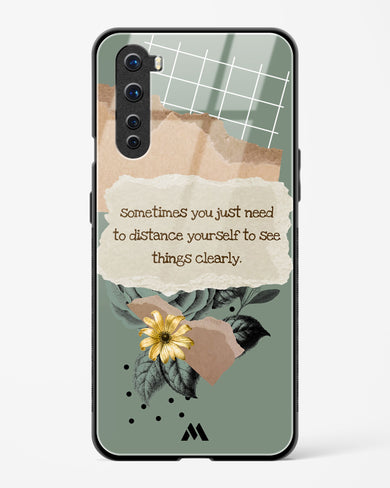 Distance Yourself Glass Case Phone Cover (OnePlus)