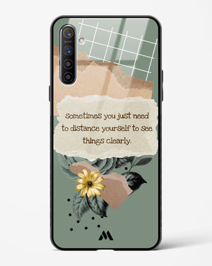 Distance Yourself Glass Case Phone Cover (Oppo)