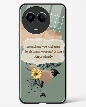 Distance Yourself Glass Case Phone Cover (Realme)