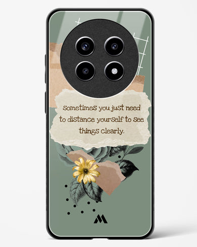 Distance Yourself Glass Case Phone Cover (Realme)