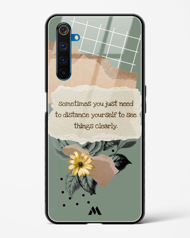 Distance Yourself Glass Case Phone Cover (Realme)