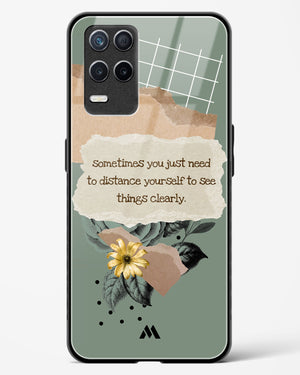 Distance Yourself Glass Case Phone Cover (Realme)