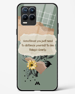 Distance Yourself Glass Case Phone Cover (Realme)